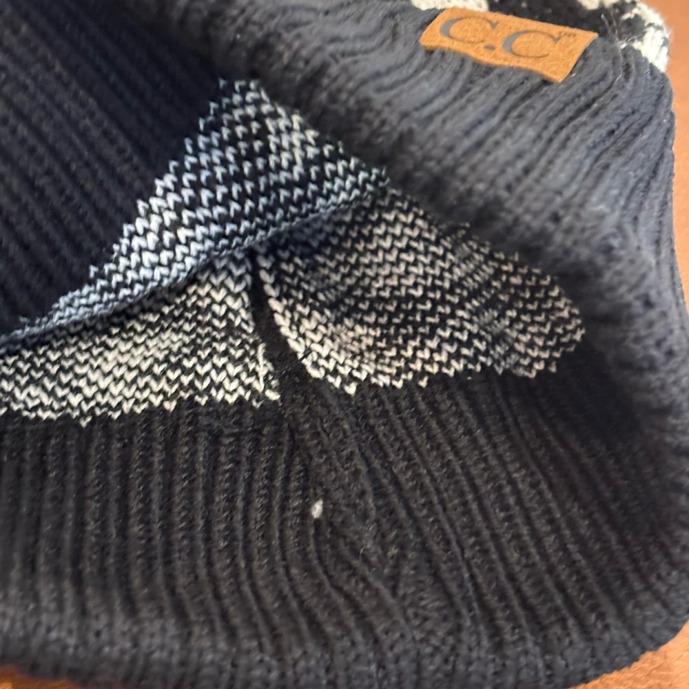 C.C Leopard Print Pom Pom hats - Picture 8 of 8